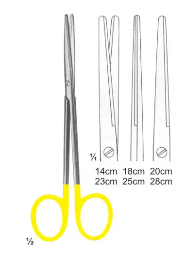 11,5cm  14,5cm            23cm     25cm               METZENBAUM Curved