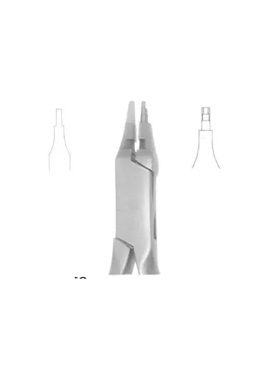 40c, 40TC 13.5 cm, 5 1/4” Contouring pliers light wire pliers grooved with cutter.