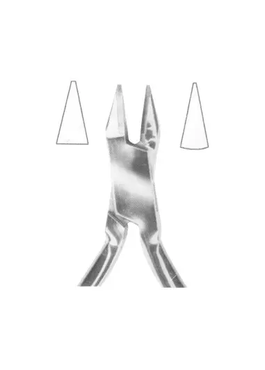 86c, 86 TC Angle Bird Beak - N.138 12.5 cm, 5” Sling clasp & wire bending plier.