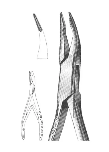 MICRO-FRIEDMAN 5 ½”, 15  Curved Jaws